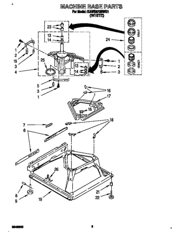 Machine base