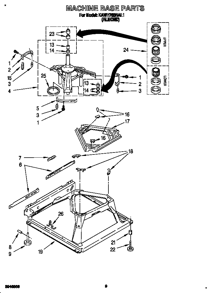 Machine base