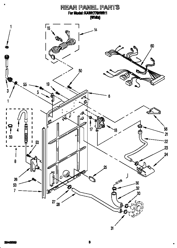 Rear panel