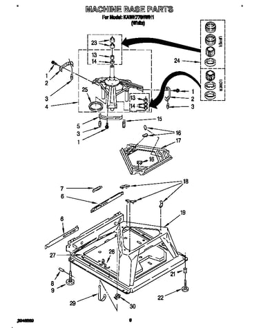 Machine base
