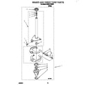KitchenAid KAWE777BWH1 brake and drive tube diagram