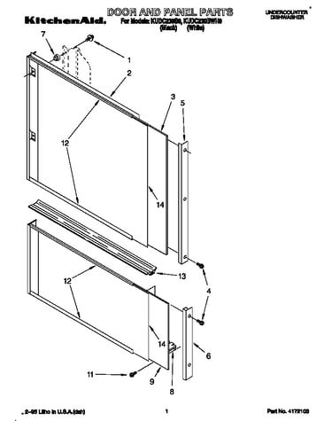 Door and panel