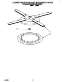 Lower washarm and strainer