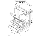 KitchenAid KUDC230B0 frame and tank diagram