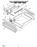 Utility drawer and rail