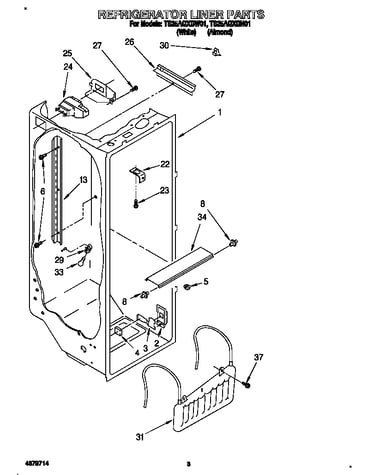 Refrigerator liner