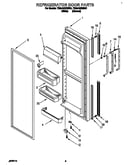 Refrigerator door