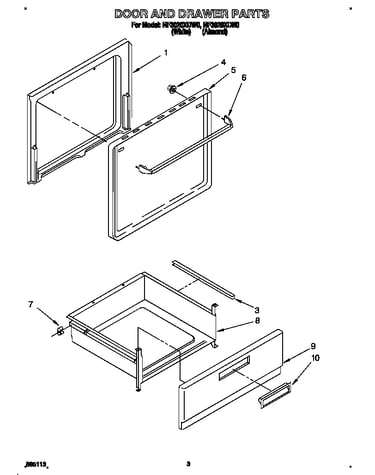 Door and drawer