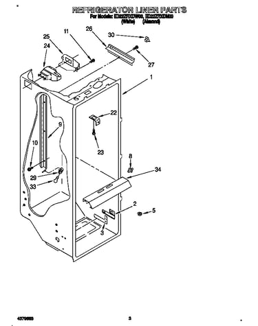 Refrigerator liner