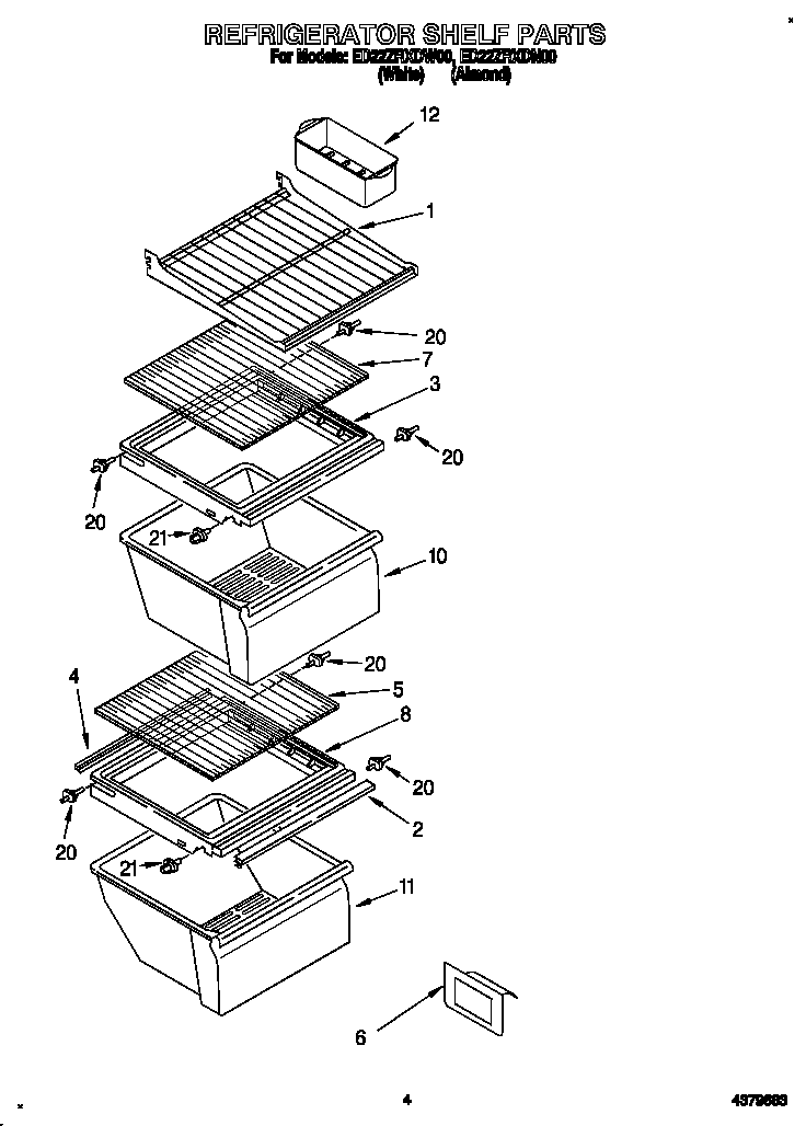 Refrigerator shelf