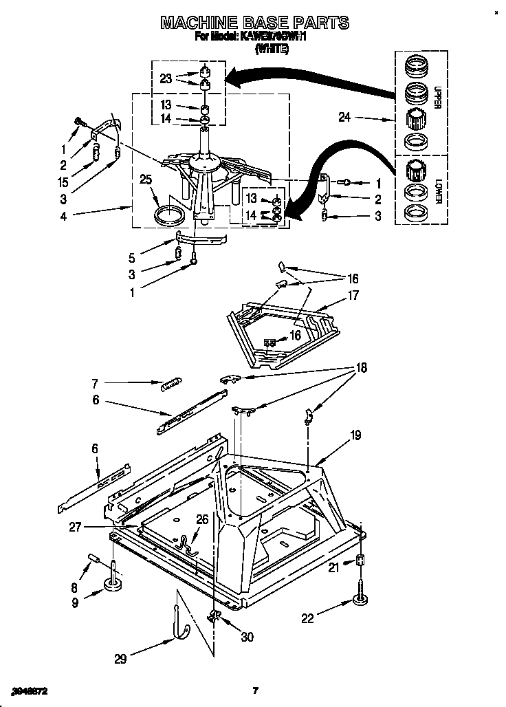 Machine base