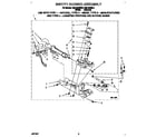 Roper RGL4634BW2 3401771 burner assembly diagram