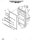 Refrigerator door