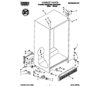 Roper RS20AKXDW00 cabinet diagram