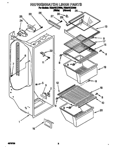 Refrigerator liner