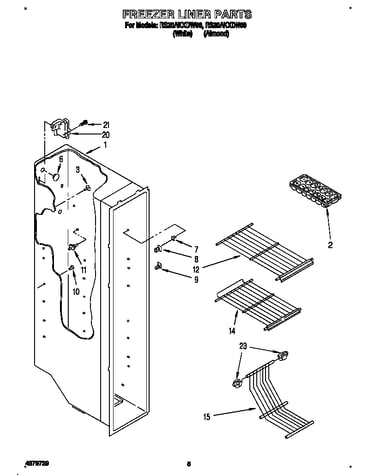 Freezer liner