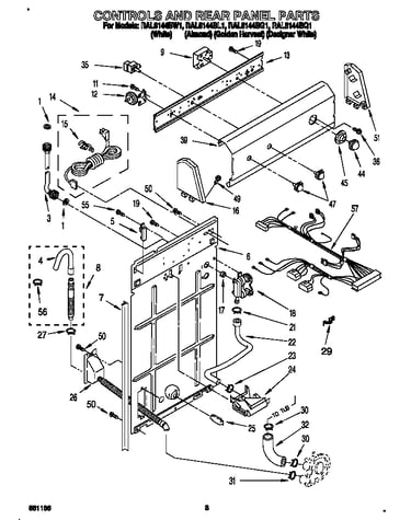 Controls and rear panel