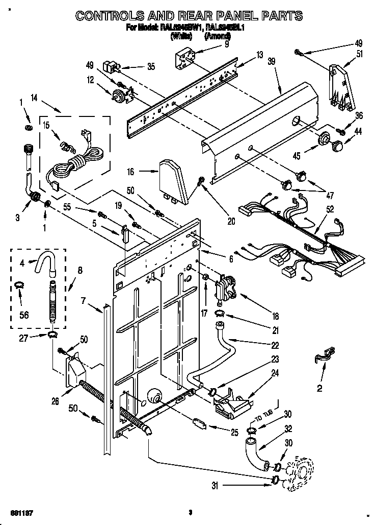 Controls and rear panel
