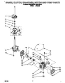 Brake, clutch, gearcase, motor and pump
