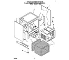 KitchenAid KESC300BBL1 oven chassis diagram