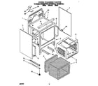 KitchenAid KERC500YWH2 oven chassis diagram