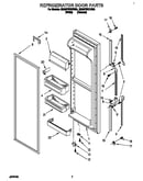 Refrigerator door