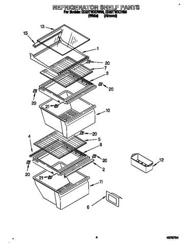 Refrigerator shelf