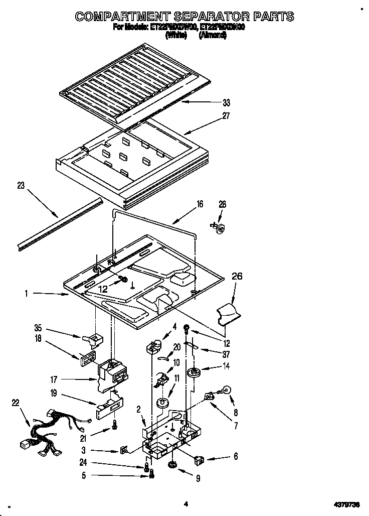 Compartment separator