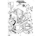 Whirlpool LGC6646AQ2 cabinet diagram