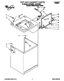 Top and cabinet