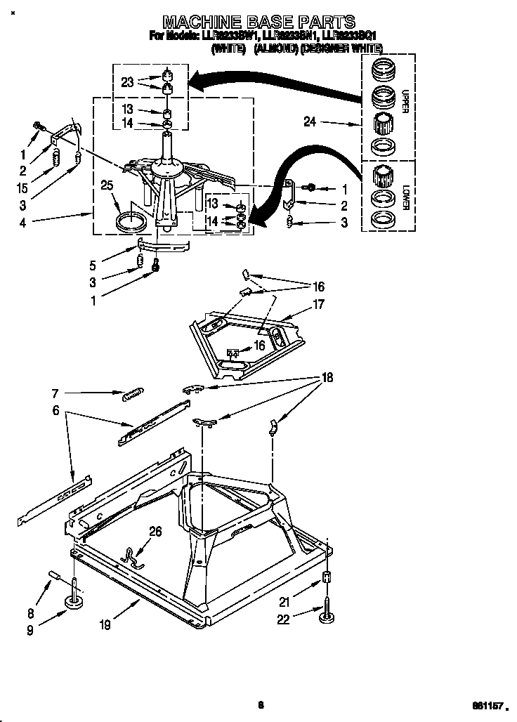 Machine base