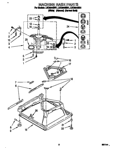 Machine base
