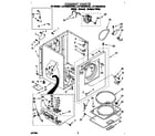 Whirlpool LGT5624BW2 cabinet diagram