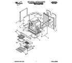 Whirlpool RB262PXAQ3 internal oven diagram