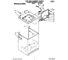 KitchenAid KAWL510BAL0 top and cabinet diagram