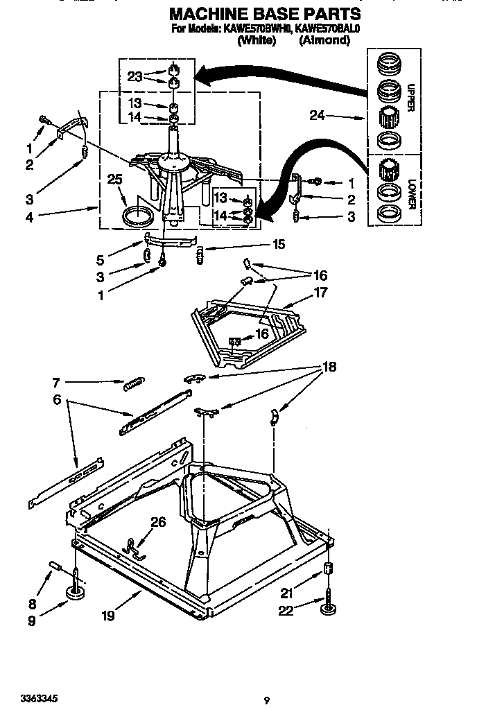 Machine base