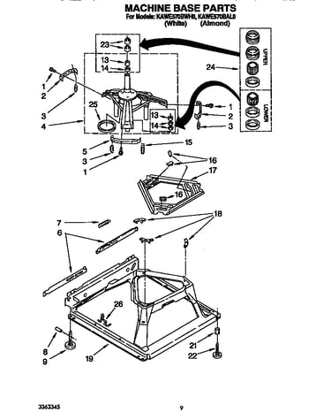 Machine base