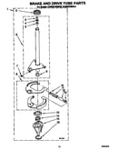 Brake and drive tube