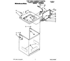 KitchenAid KAWE665BAL0 top and cabinet diagram