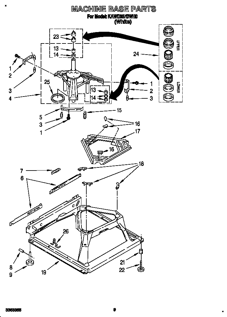 Machine base