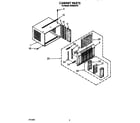 Whirlpool ACE082XY0 cabinet diagram