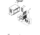 Whirlpool ACE082XA0 cabinet diagram