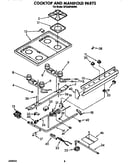 Cooktop and manifold