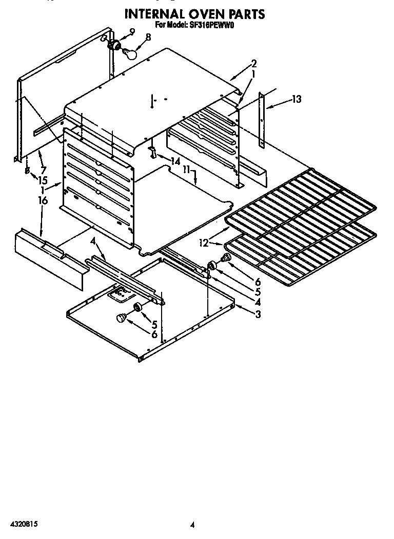 Internal oven