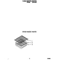 Whirlpool SF367PEYW4 oven rack diagram