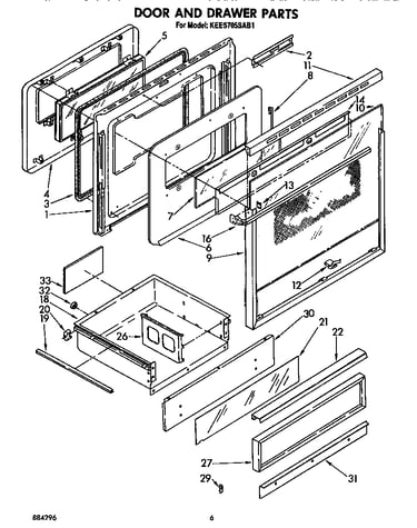 Door and drawer