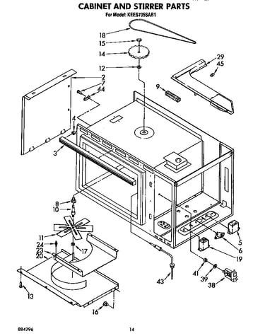 Cabinet and stirrer