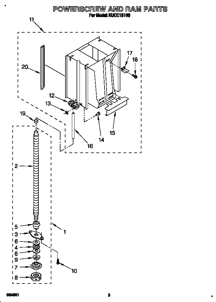 Powerscrew and ram