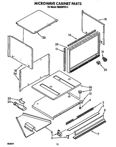 Microwave cabinet