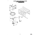 Whirlpool RM280PXBB0 cavity and turntable diagram